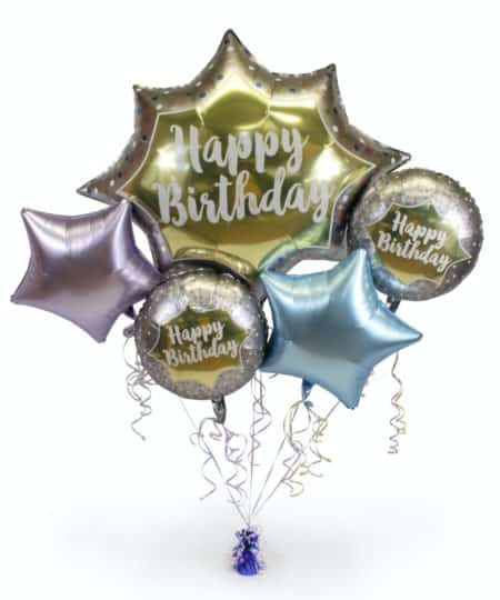 Our Birthday Star Balloon Bouquet makes sure they know they are the Star of the day!